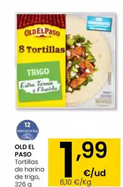 Eroski OLD EL PASO Tortillas de harina de trigo oferta