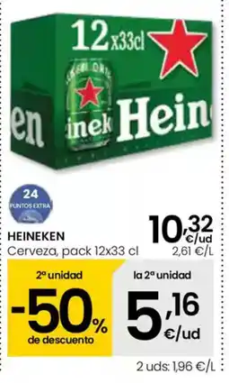 Eroski HEINEKEN Cerveza oferta