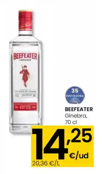 Eroski BEEFEATER Ginebra oferta