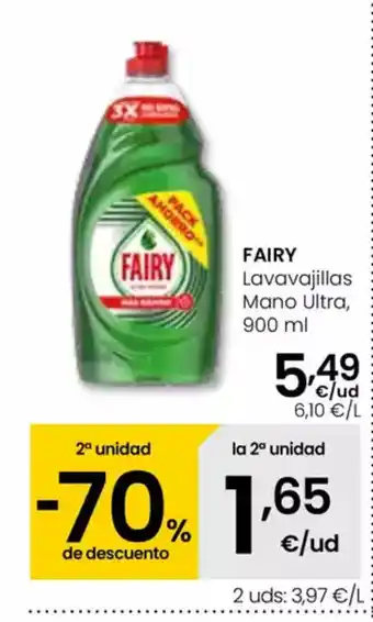 Eroski FAIRY Lavavajillas Mano Ultra oferta