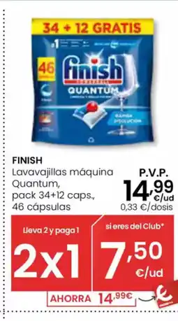 Eroski FINISH Lavavajillas máquina oferta