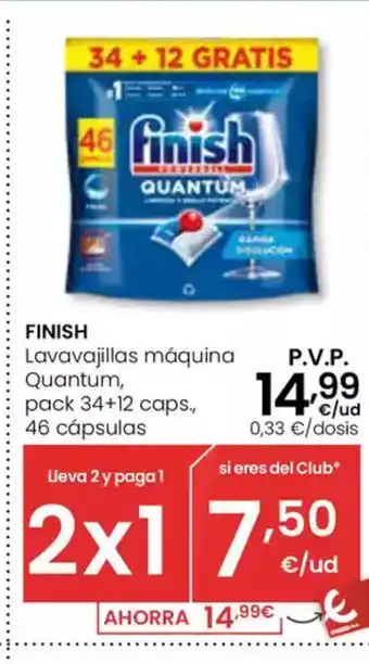 Eroski FINISH Lavavajillas máquina oferta