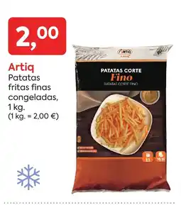 Suma Supermercados ARTIQ Patatas fritas finas congeladas oferta