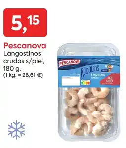 Suma Supermercados PESCANOVA Langostinos crudos s/piel oferta