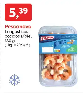 Suma Supermercados PESCANOVA Langostinos cocidos s/piel oferta