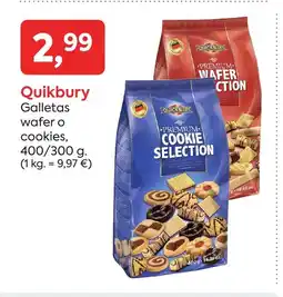 Suma Supermercados QUIKBURY Galletas wafer o cookies oferta