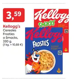 Suma Supermercados KELLOGG'S Cereales Frosties o Smacks oferta