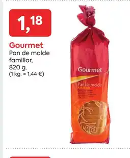 Suma Supermercados GOURMET Pan de molde familiar oferta
