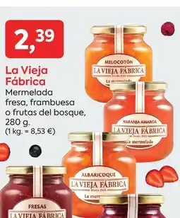 Suma Supermercados LA VIEJA FABRICA Mermelada fresa frambuesa  frutas del bosque oferta