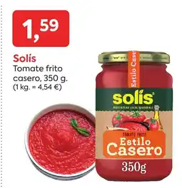 Suma Supermercados SOLIS Tomate frito casero oferta