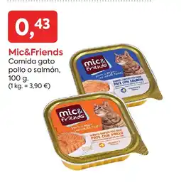 Suma Supermercados MIC & FRIENDS Comida gato pollo salmon oferta
