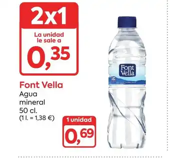 Suma Supermercados FONT VELLA Agua mineral oferta