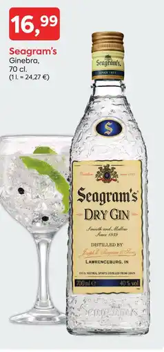 Suma Supermercados SEAGRAM'S Ginebra oferta