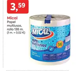 Suma Supermercados MICAL Papel multiusos rollo oferta