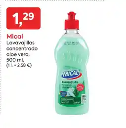 Suma Supermercados MICAL Lavavajillas concentrado oferta