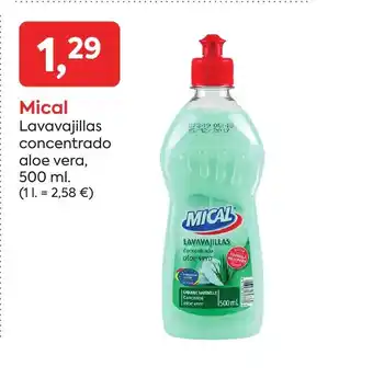 Suma Supermercados MICAL Lavavajillas concentrado oferta