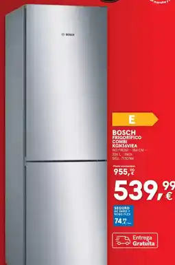 Worten BOSCH Frantiza envío gratis bosch frigorífico combi kgn36viea oferta