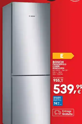 Worten BOSCH Frantiza envío gratis bosch frigorífico combi kgn36viea oferta