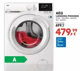 Worten AEG Lavadora prosense oferta