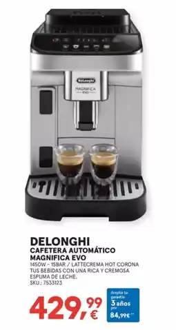 Worten DELONGHI Cafetera automático magnifica evo oferta