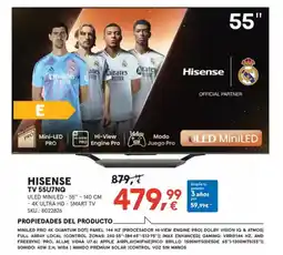 Worten HISENSE Tv 55u7nq oferta