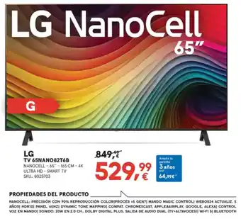 Worten LG Tv 65nano82t6b oferta