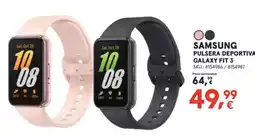 Worten SAMSUNG Pulsera deportiva galaxy fit 3 oferta