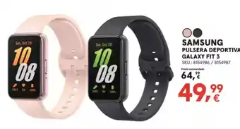 Worten SAMSUNG Pulsera deportiva galaxy fit 3 oferta