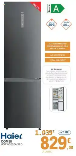 E.Leclerc HAIER Combi hdpw5620anpd oferta