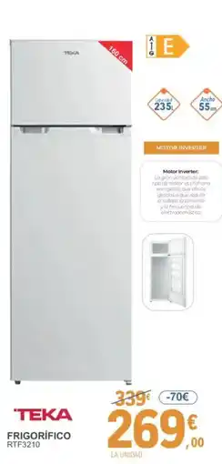 E.Leclerc TEKA Frigorífico rtf3210 oferta