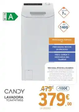 E.Leclerc CANDY Lavadora tca474tm5s oferta