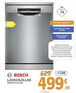 E.Leclerc BOSCH Lavavajillas sms4hv103e oferta