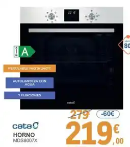 E.Leclerc CATA Horno mds8007x oferta