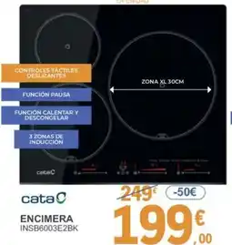 E.Leclerc CATA Encimera insb6003e2bk oferta