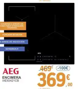E.Leclerc AEG Encimera iae63421cb oferta