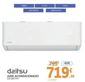 E.Leclerc DAITSU Aire acondicionado ds18ktp4 oferta