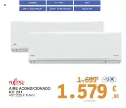 E.Leclerc FUJITSU Aire acondicionado kit 2x1 asy3525u11mikn oferta