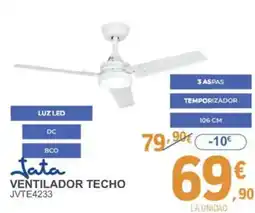 E.Leclerc JETA Ventilador techo jvte4233 oferta
