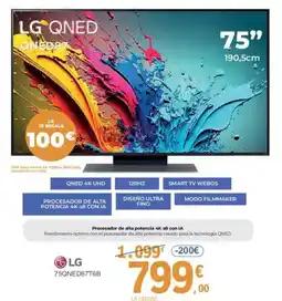 E.Leclerc LG 75QNED87T6B oferta