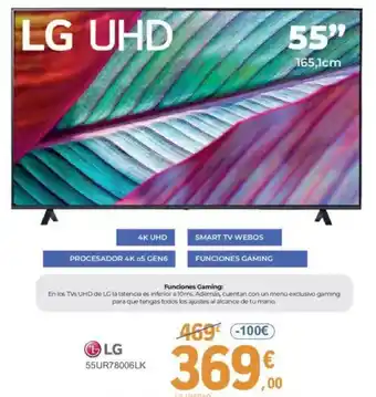 E.Leclerc LG 55UR78006LK oferta