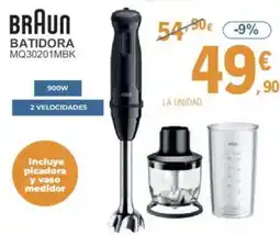 E.Leclerc BRAUN Batidora mq30201mbk oferta