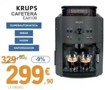 E.Leclerc KRUPS Cafetera ea810b oferta