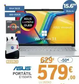 E.Leclerc ASUS Portátil e1504fa oferta