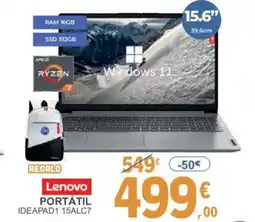 E.Leclerc LENOVO Portátil ideapad1 15alc7 oferta
