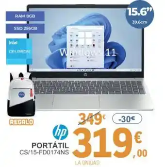 E.Leclerc HP Portátil cs/15-fd0174ns oferta