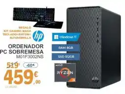 E.Leclerc HP Ordenador pc sobremesa m01f3002ns oferta