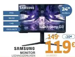 E.Leclerc SAMSUNG Monitor ls24ag320nuxen oferta