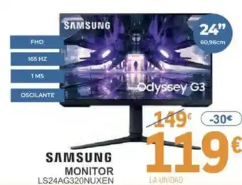 E.Leclerc SAMSUNG Monitor ls24ag320nuxen oferta