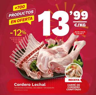AhorraMas Cordero Lechal oferta