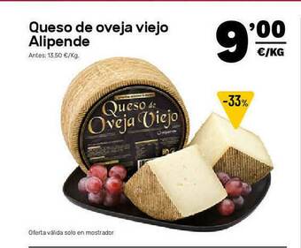 AhorraMas Queso De Oveja Viejo Alipende oferta